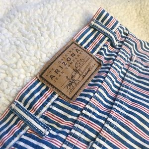Red white and blue men’s shorts